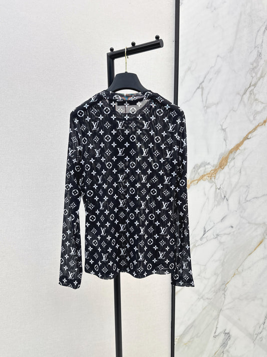 Louis 25fw printed shirt