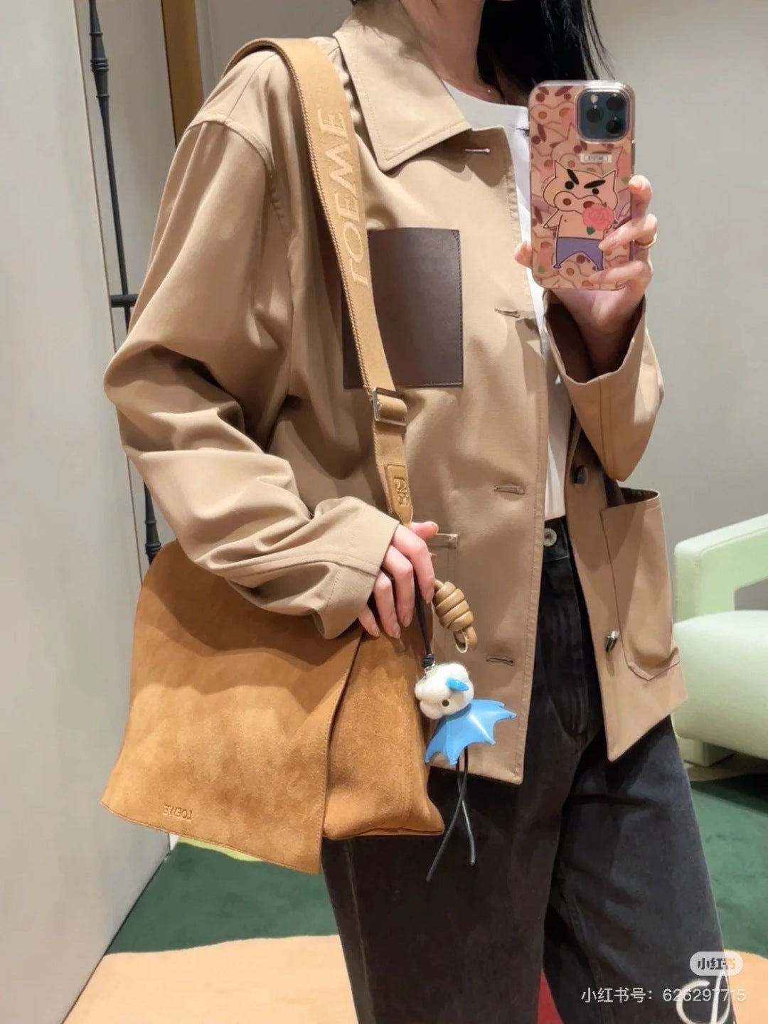 Loe 25fw trench coat
