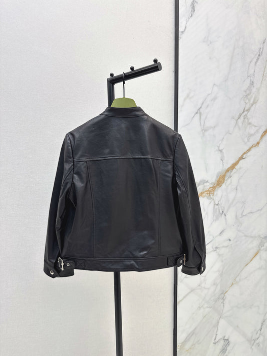 Guc 25fw leather jacket