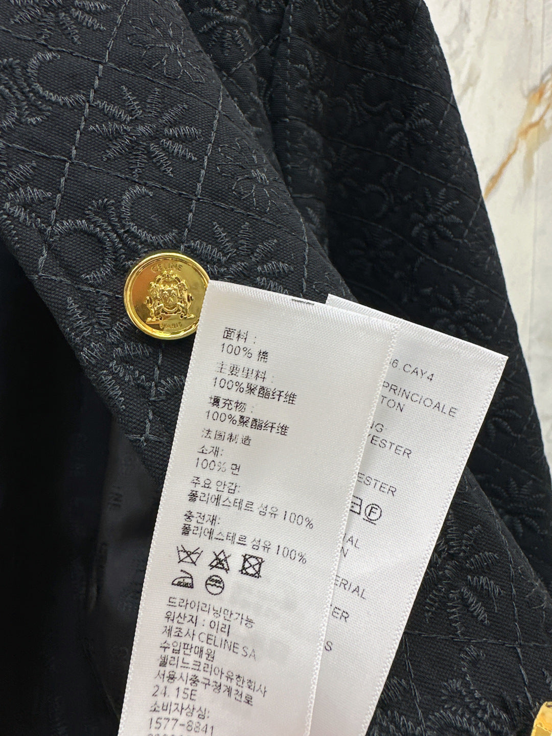Celi 25fw embroidered jacket