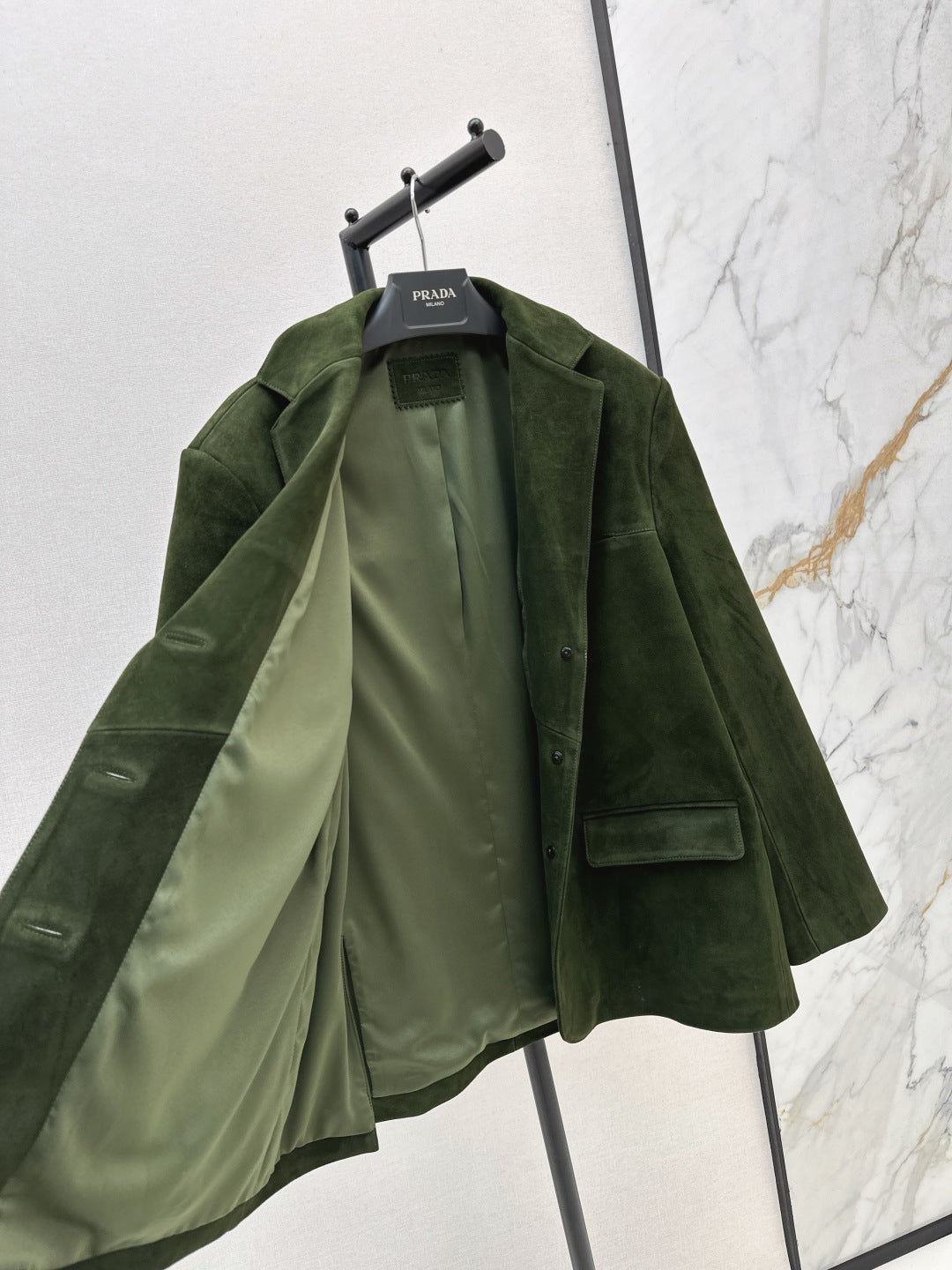Pra 25fw suede blazer