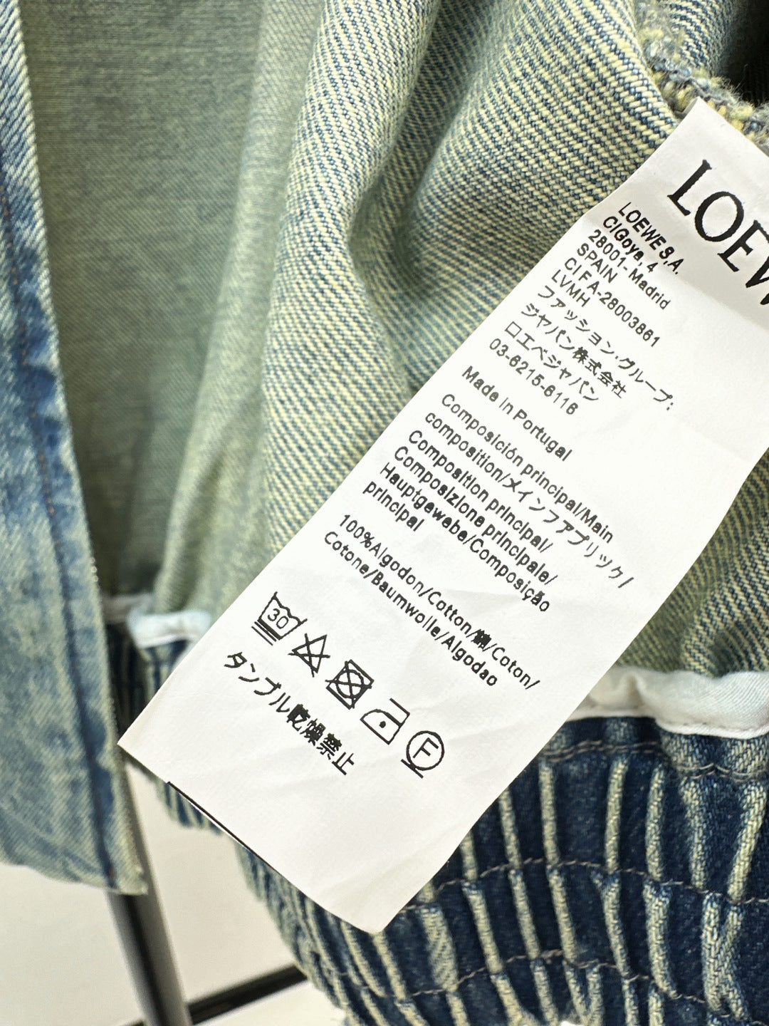 Loe 25fw denim jacket