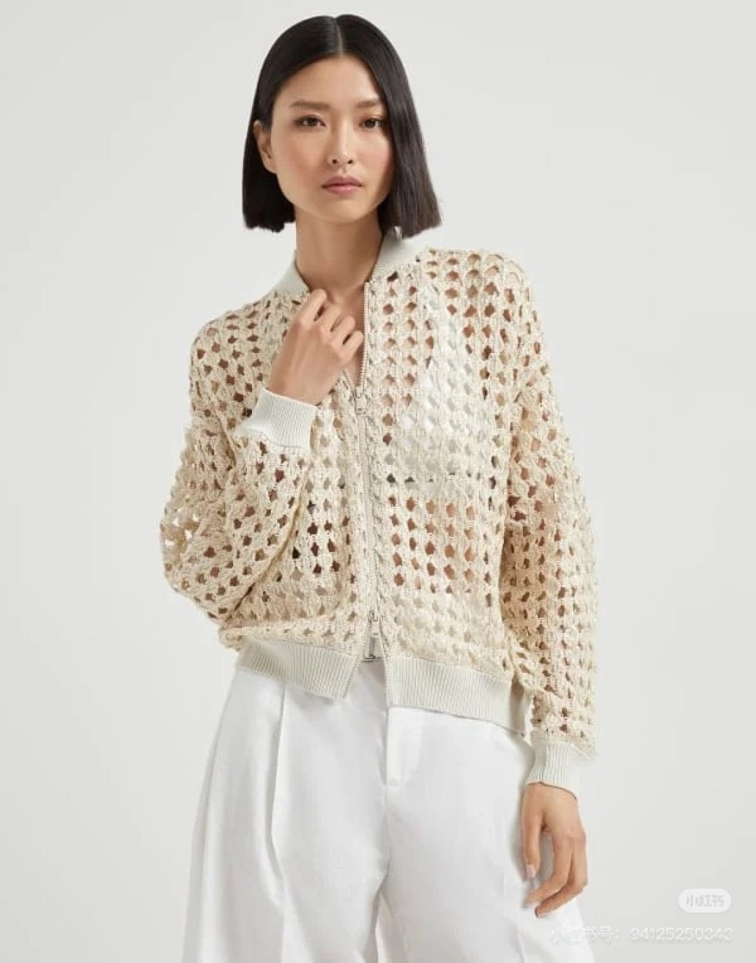 Brune 25fw hollow jacket
