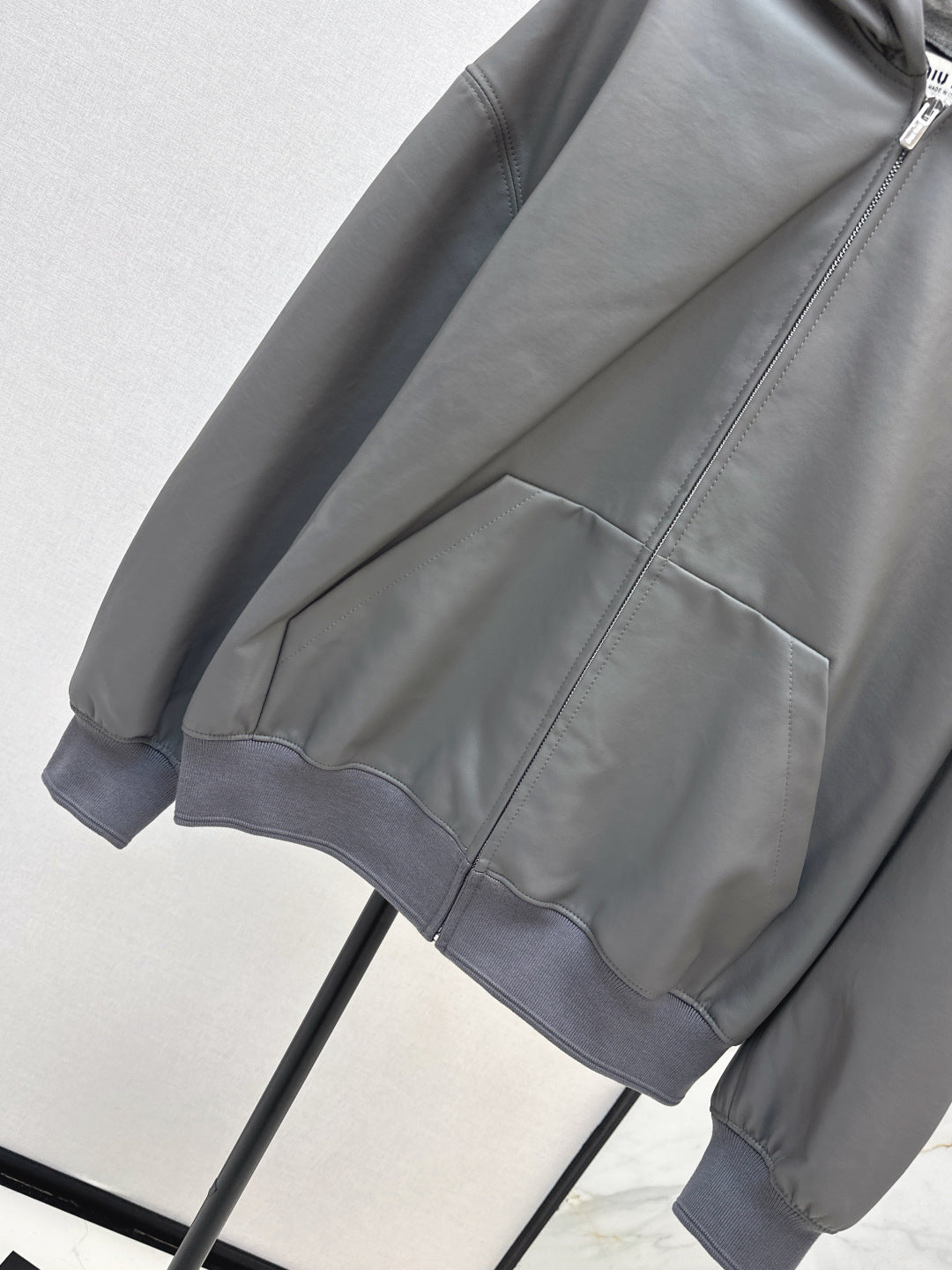 Miu 25fw leather jacket