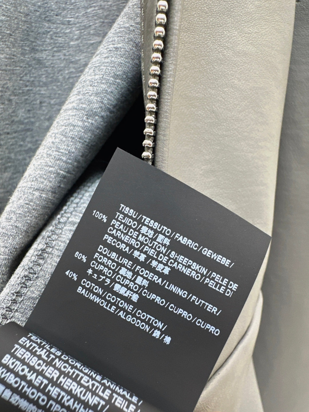 Miu 25fw leather jacket