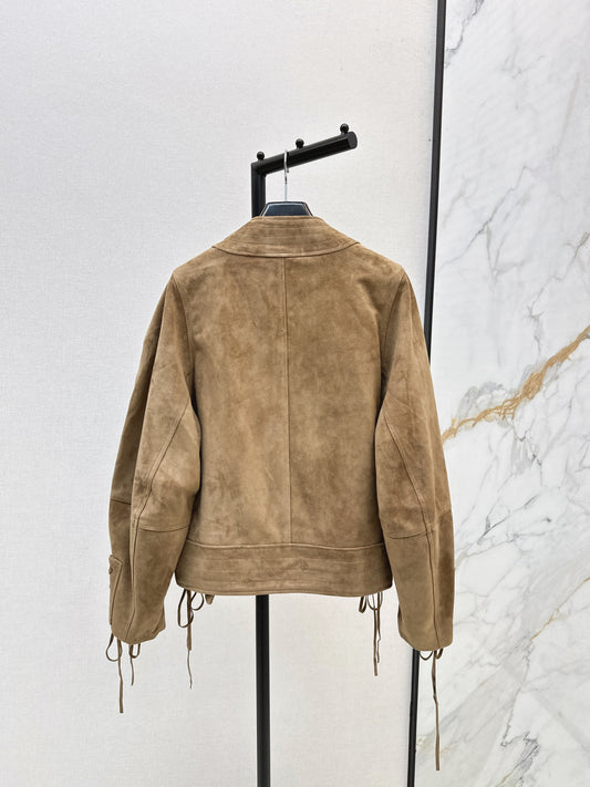Saint lau 25fw suede jacket