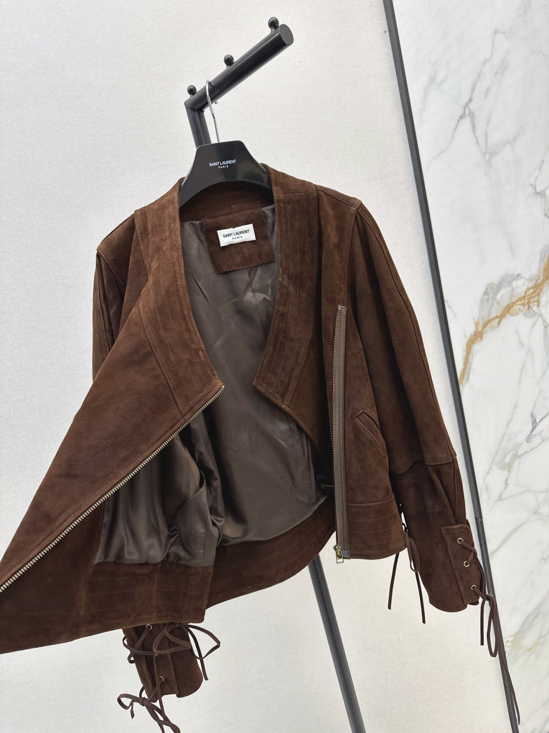 Saint lau 25fw suede jacket