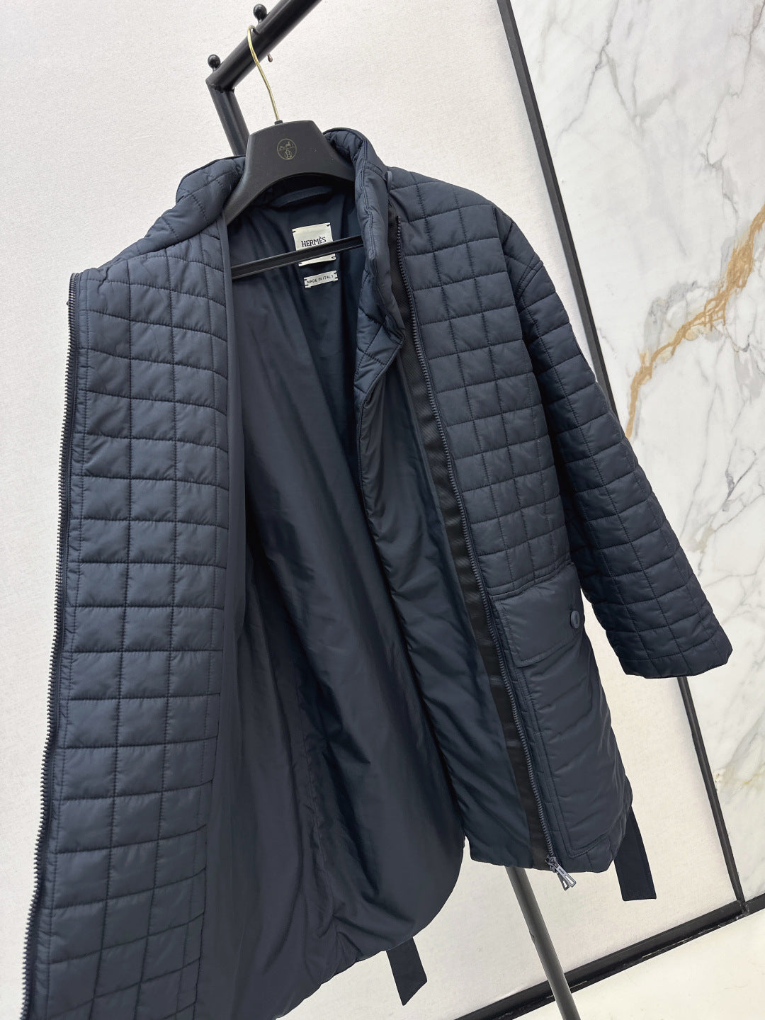 Herm 25fw padded coat