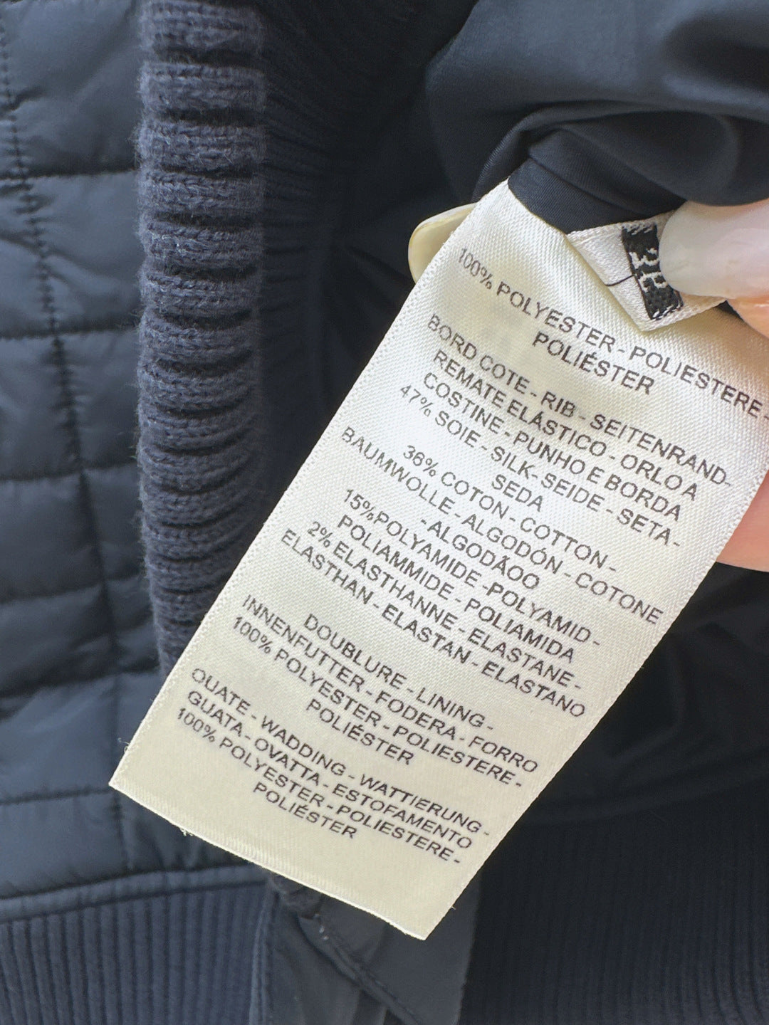 Herm 25fw padded coat