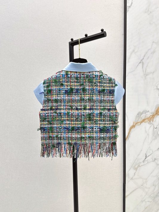 Chan 25fw woven vest