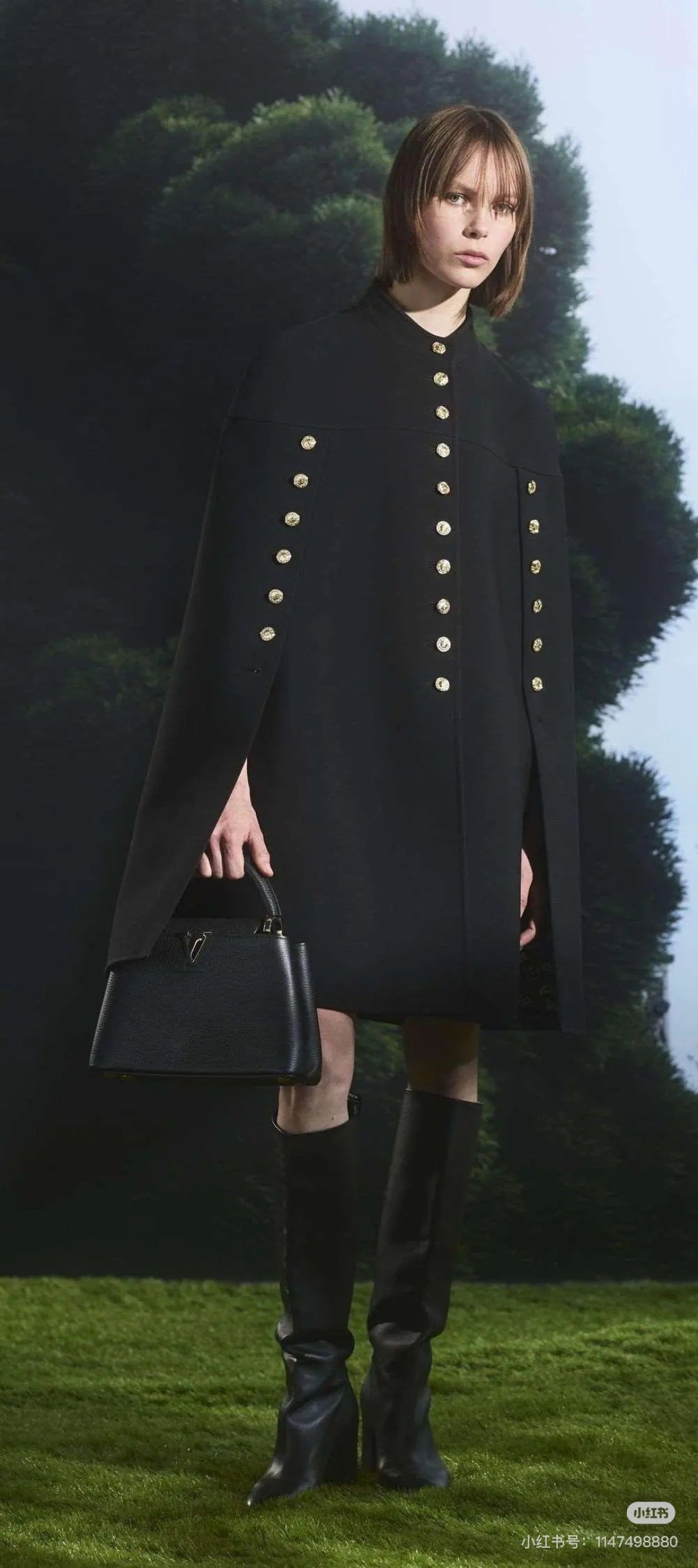 Louis 25fw cape coat