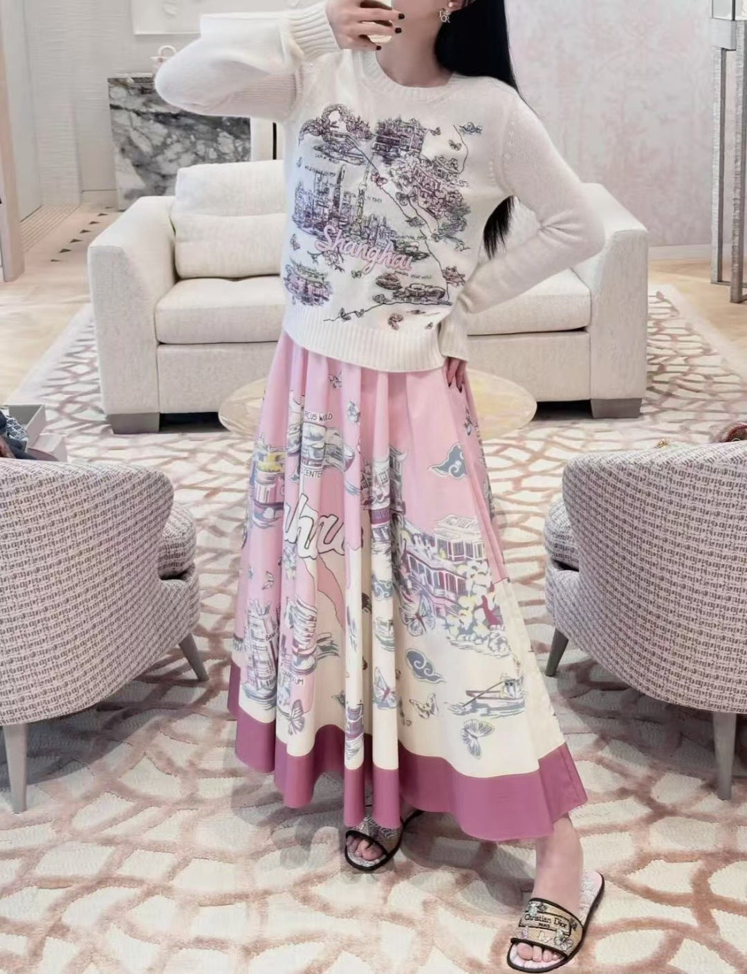 CD 25fw cashmere sweater
