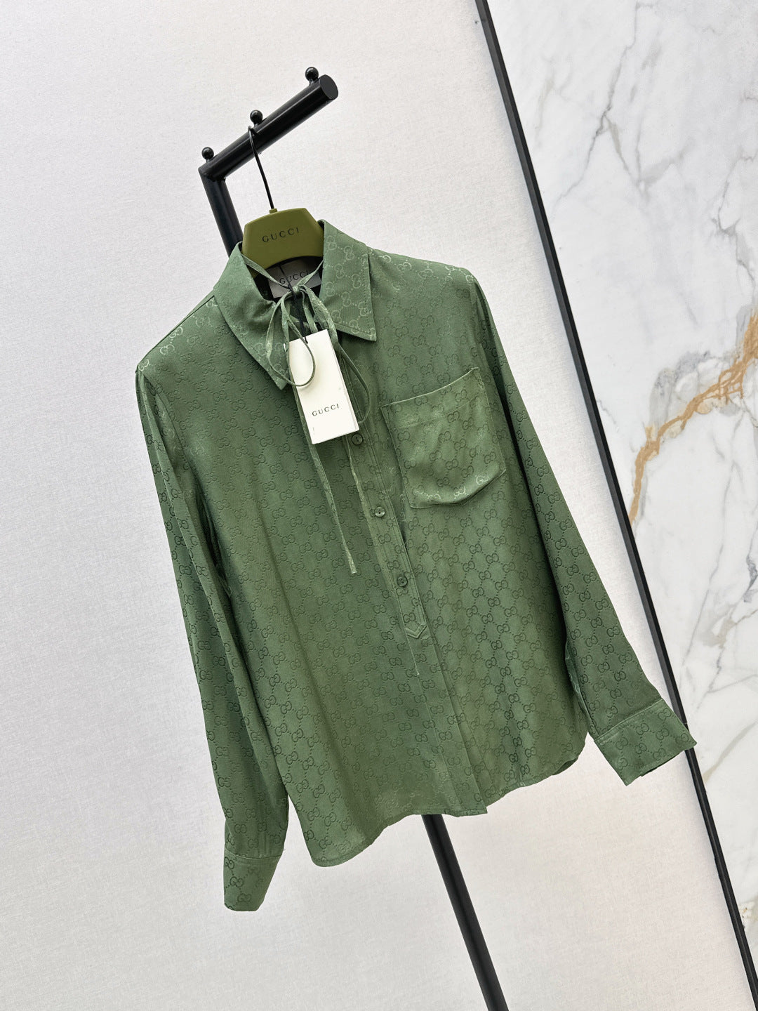 Guc 25fw jacquard shirt