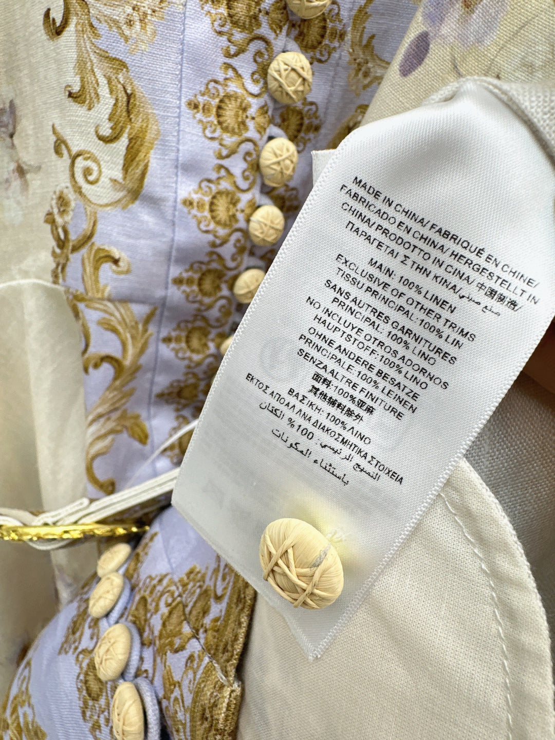 Zimm 25fw linen dress