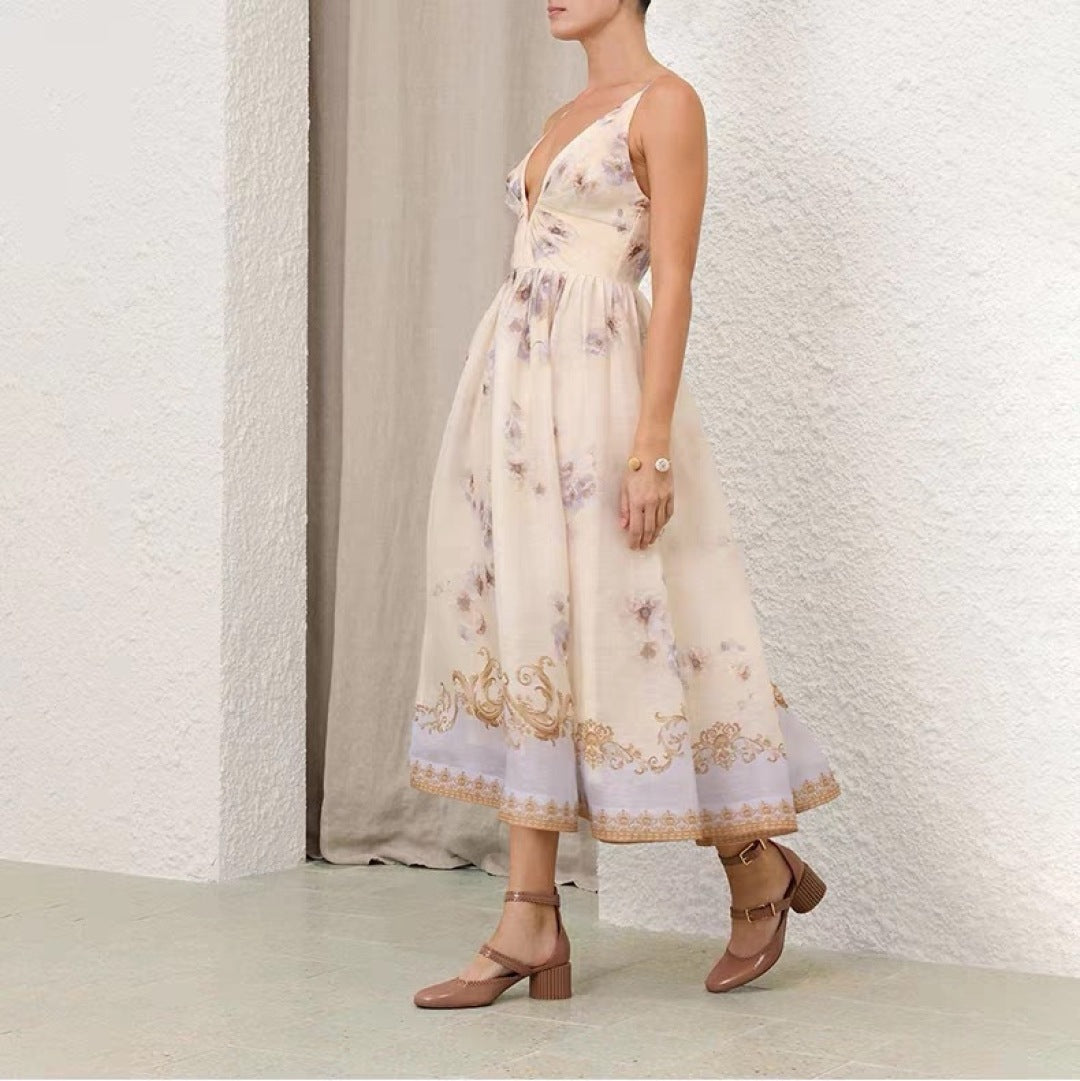 Zimm 25fw printed dress