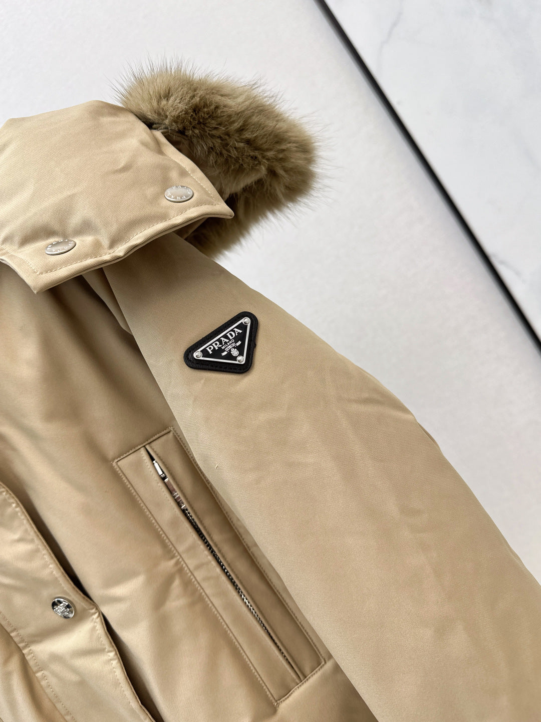 Pra 25fw long down jacket