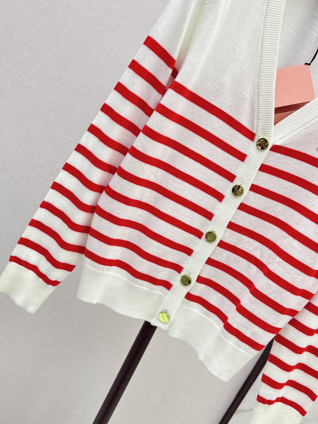 Miu 25fw knitted cardigan