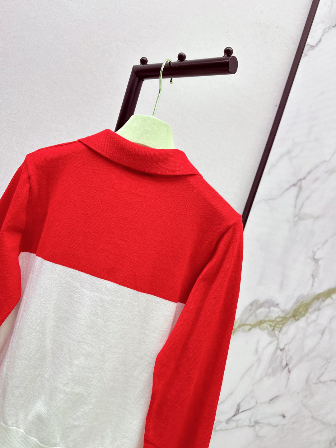 Miu 25fw knitted polo