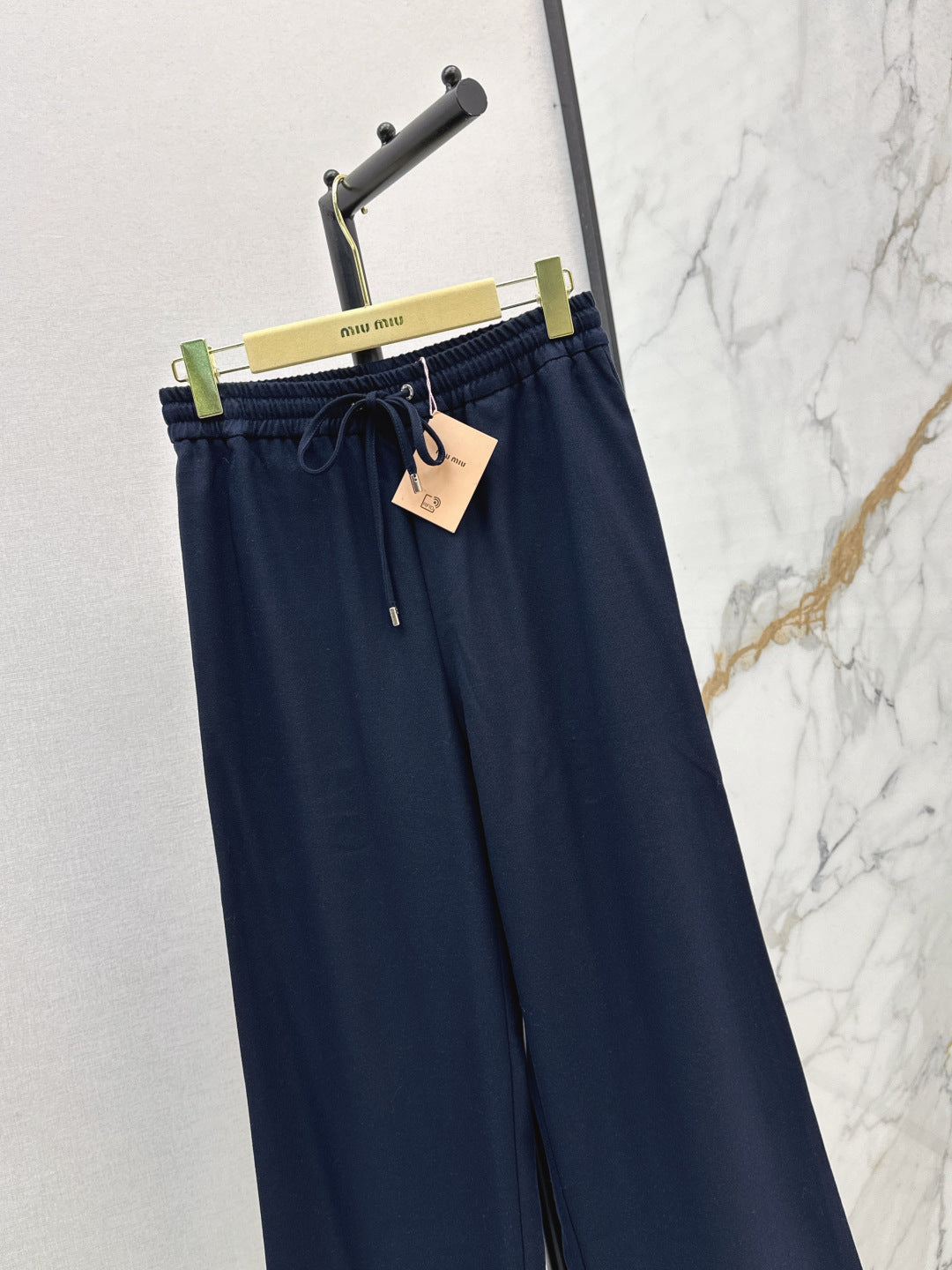 Miu 25fw drawstring pants