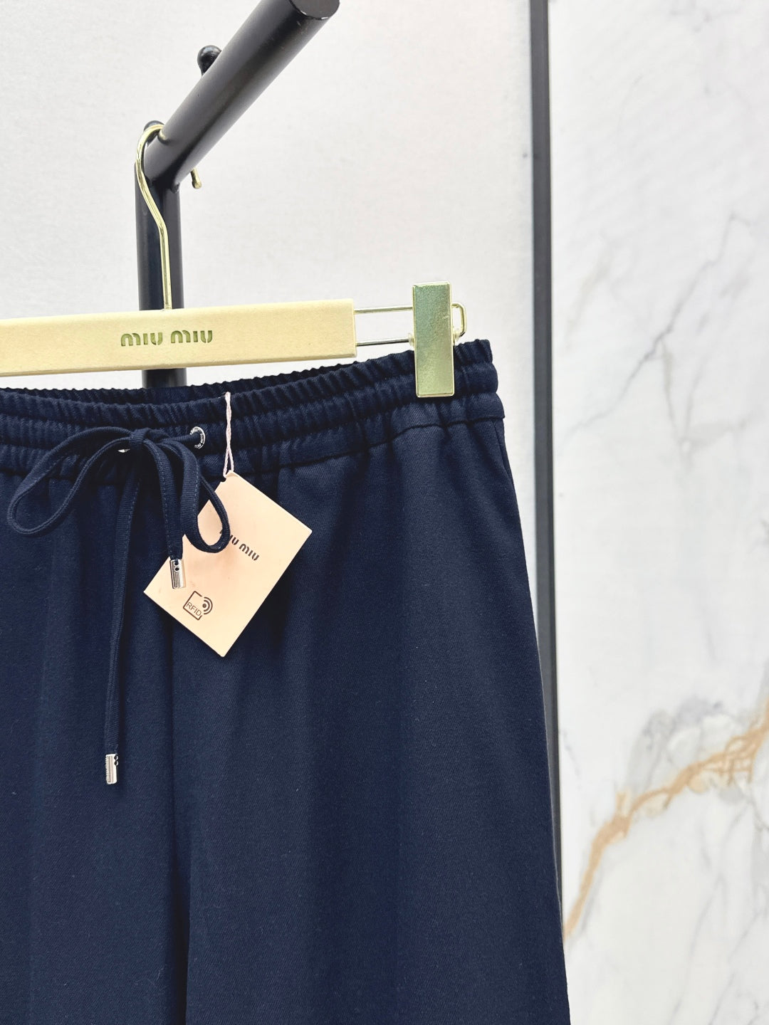 Miu 25fw drawstring pants