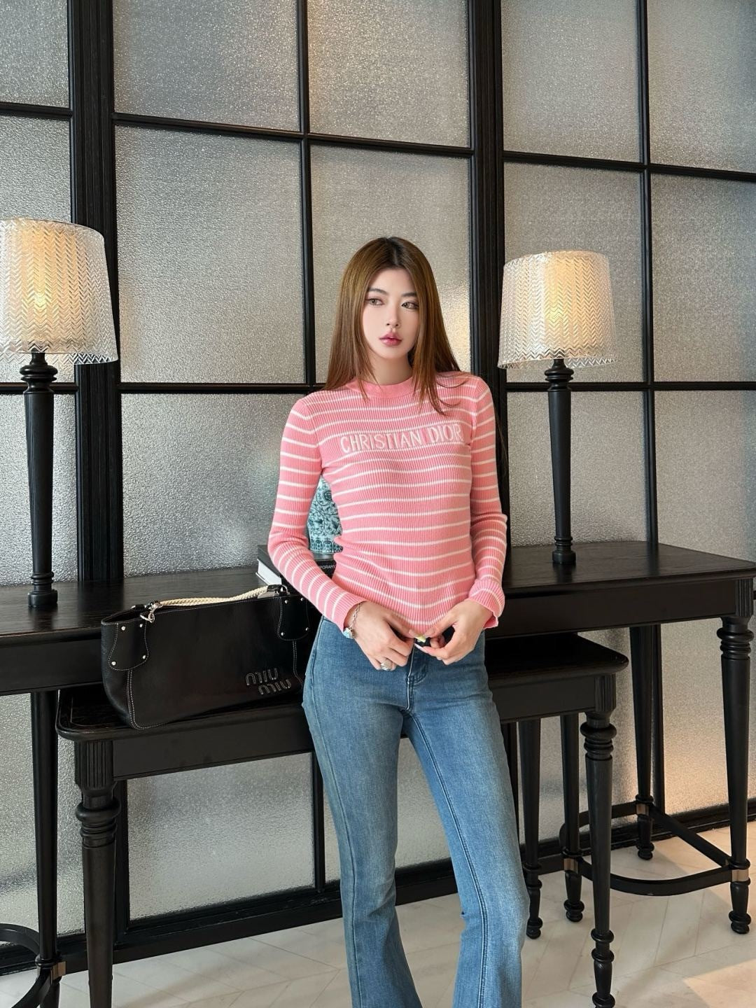 CD 25fw knitted sweater