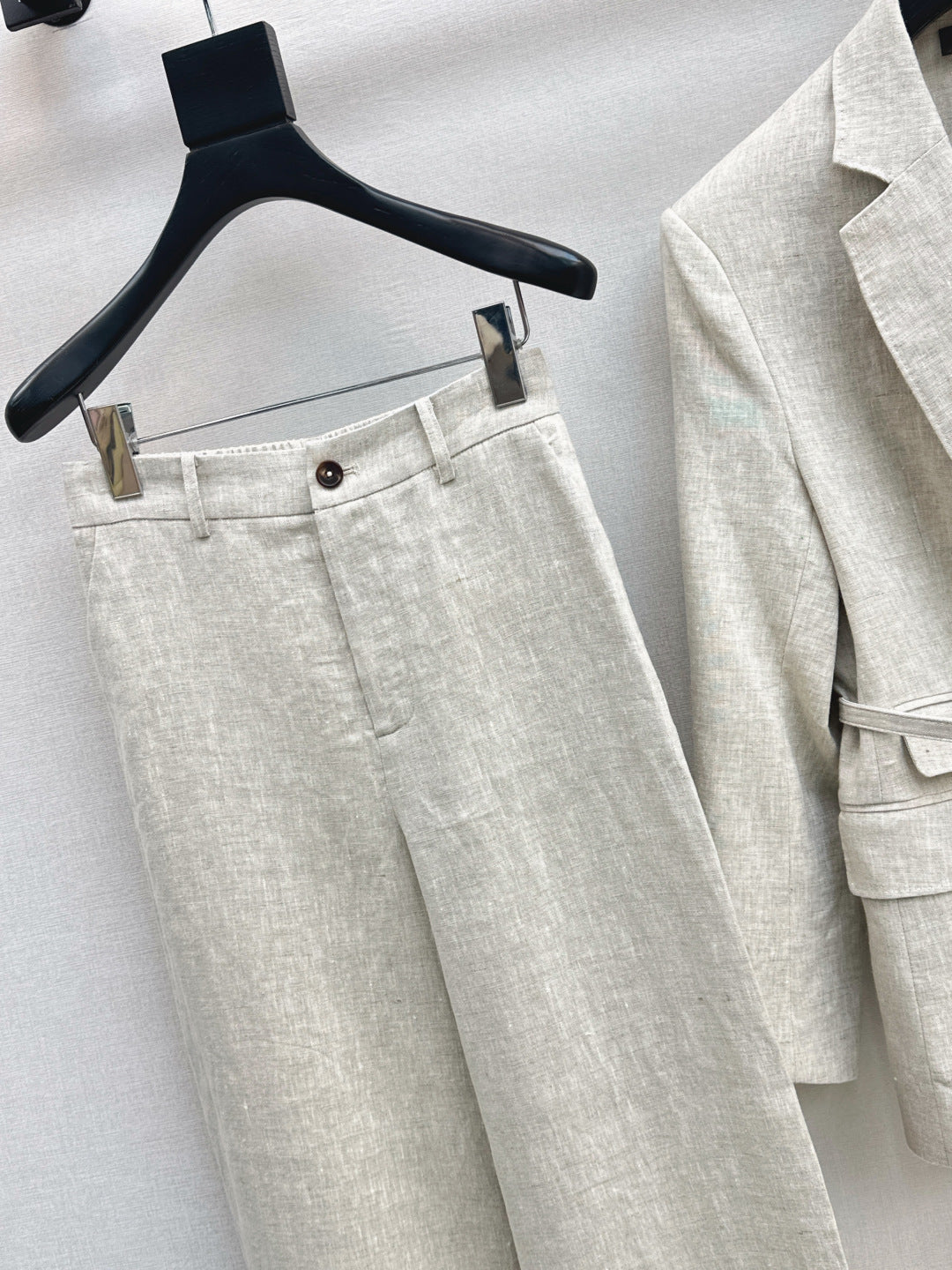 Loro 25fw linen suit