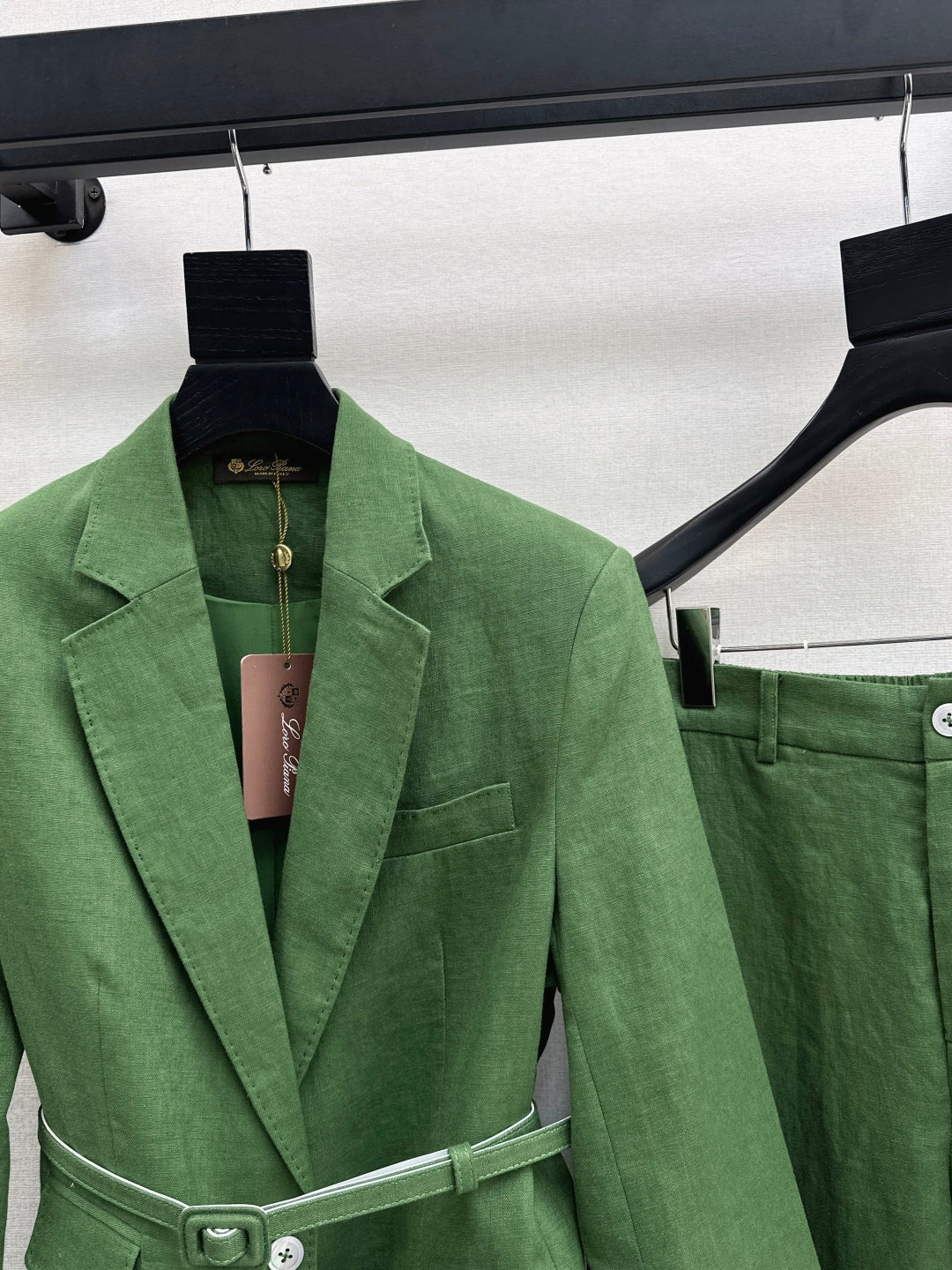 Loro 25fw linen suit