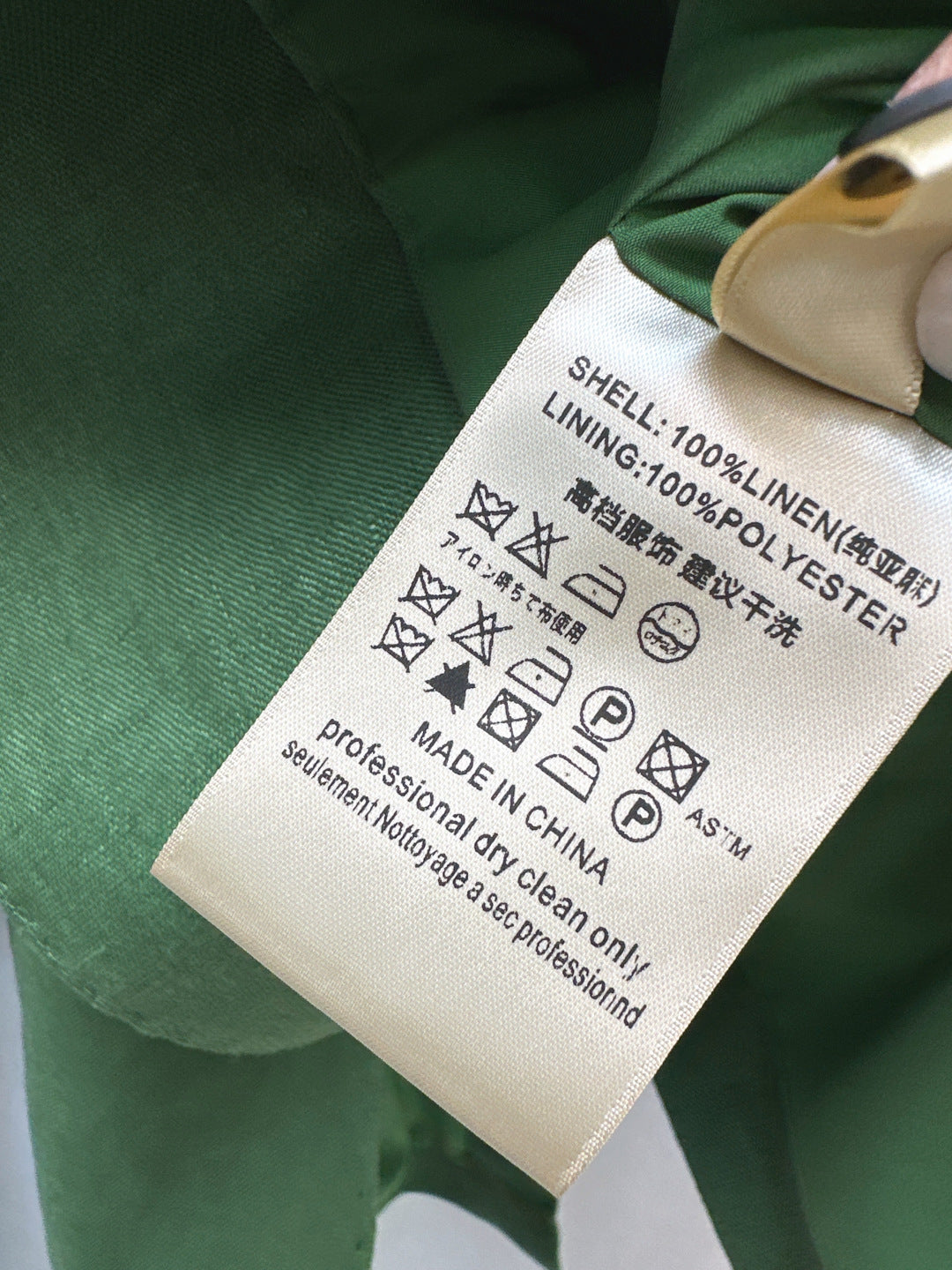 Loro 25fw linen suit