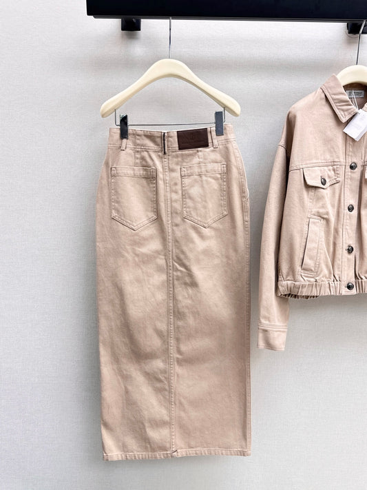 Brune 25fw slit skirt