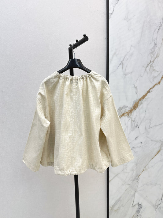 Fend 25fw printed cape jacket