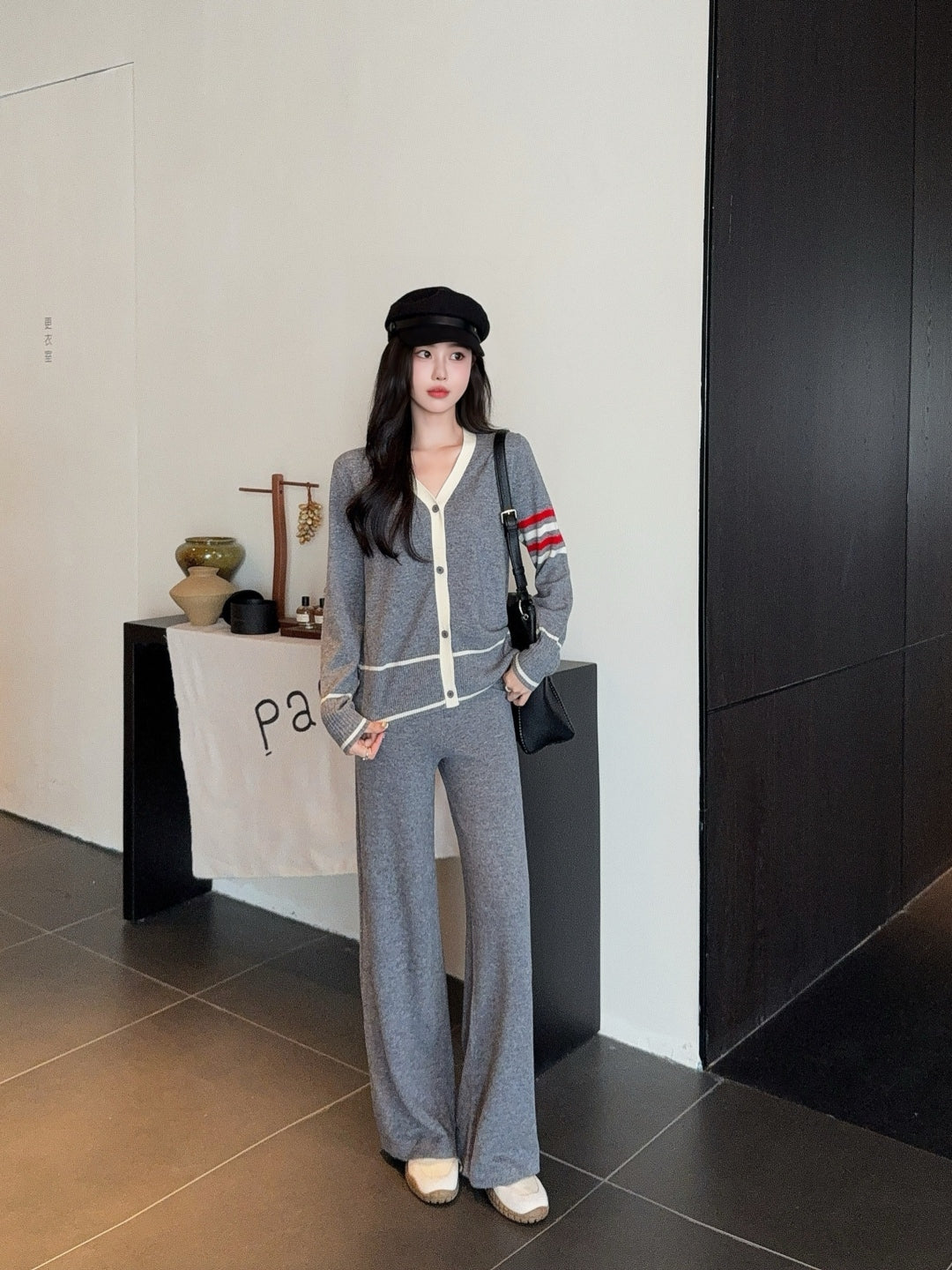 Thom 25fw knitted suit
