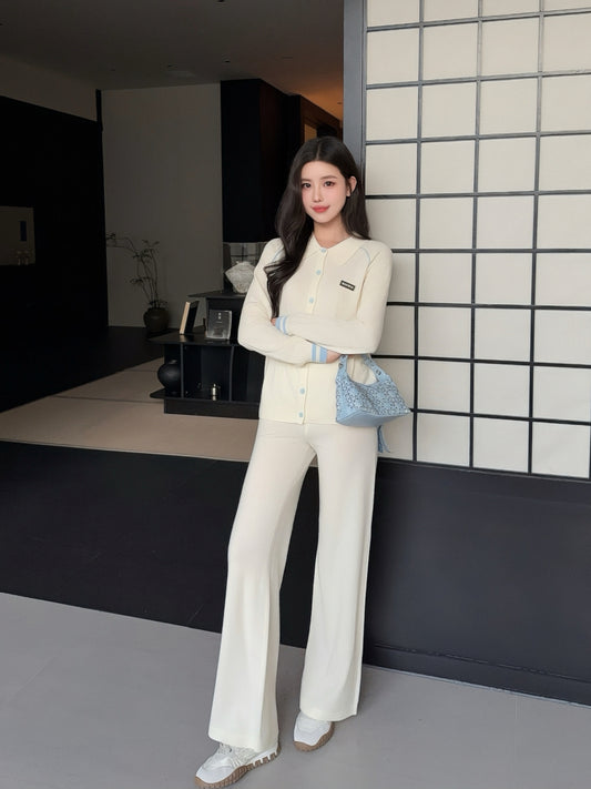 Miu 25fw knitted suit