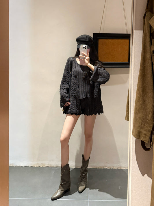 Loro 25fw knitted suit