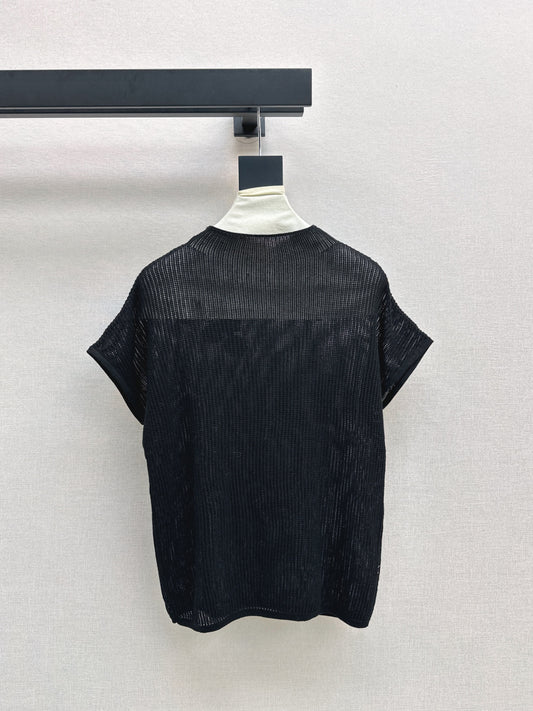 Chan 25fw knitted shirt