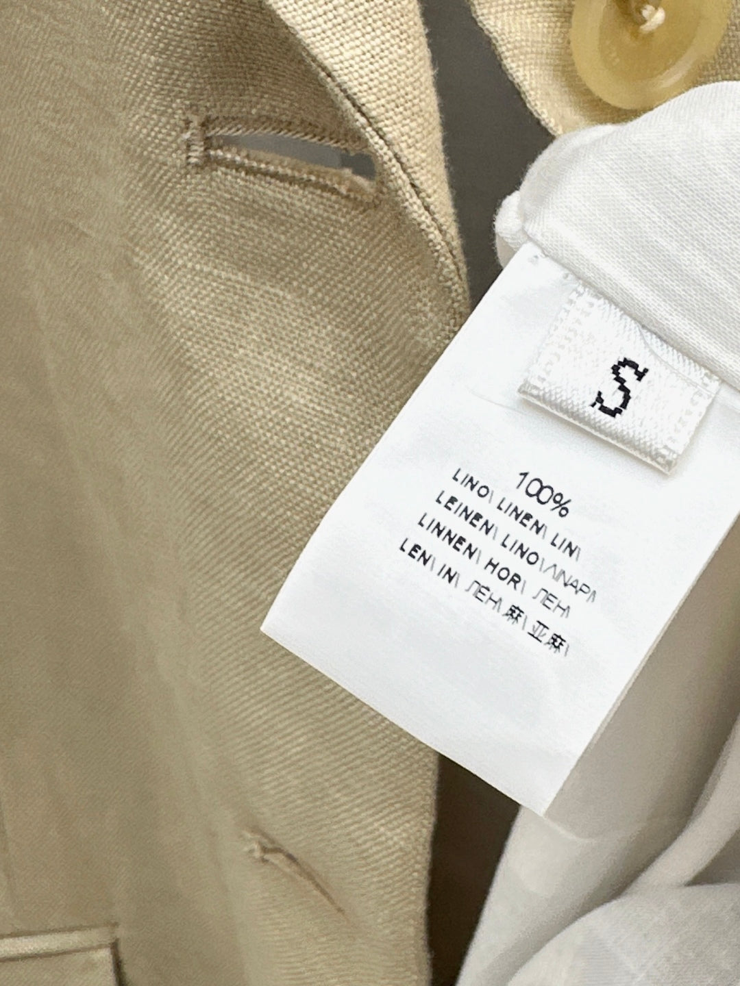 Brune 25fw linen blazer