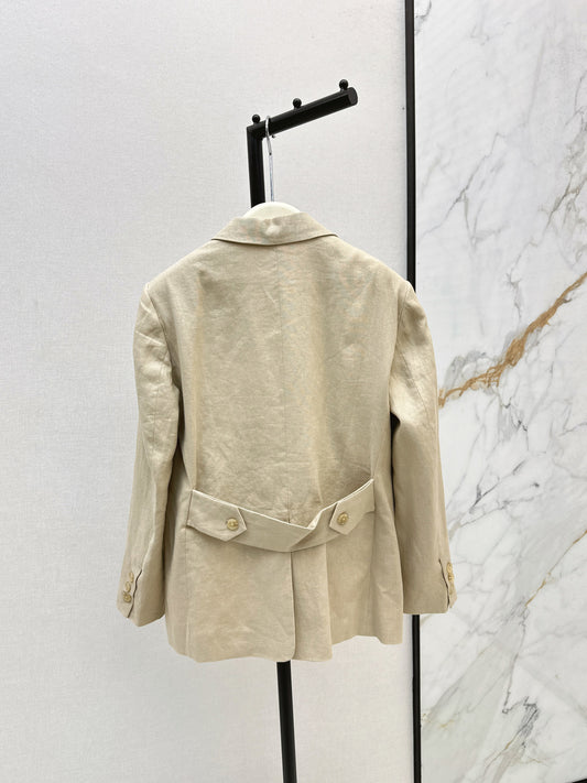 Brune 25fw linen blazer