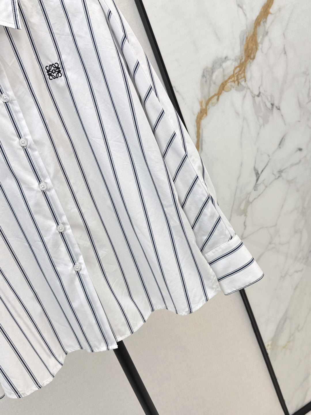 Loe 25fw embroidered shirt