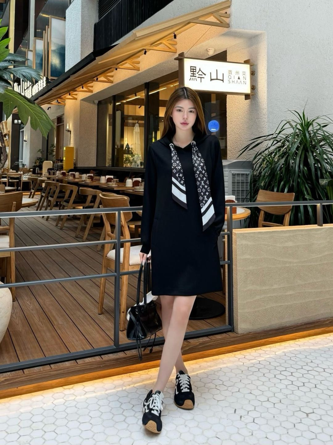 Louis 25fw scarf dress