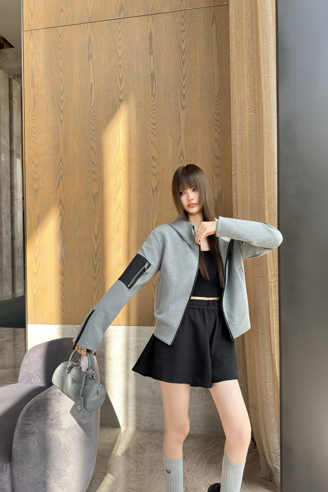 Pra 25fw hooded jacket