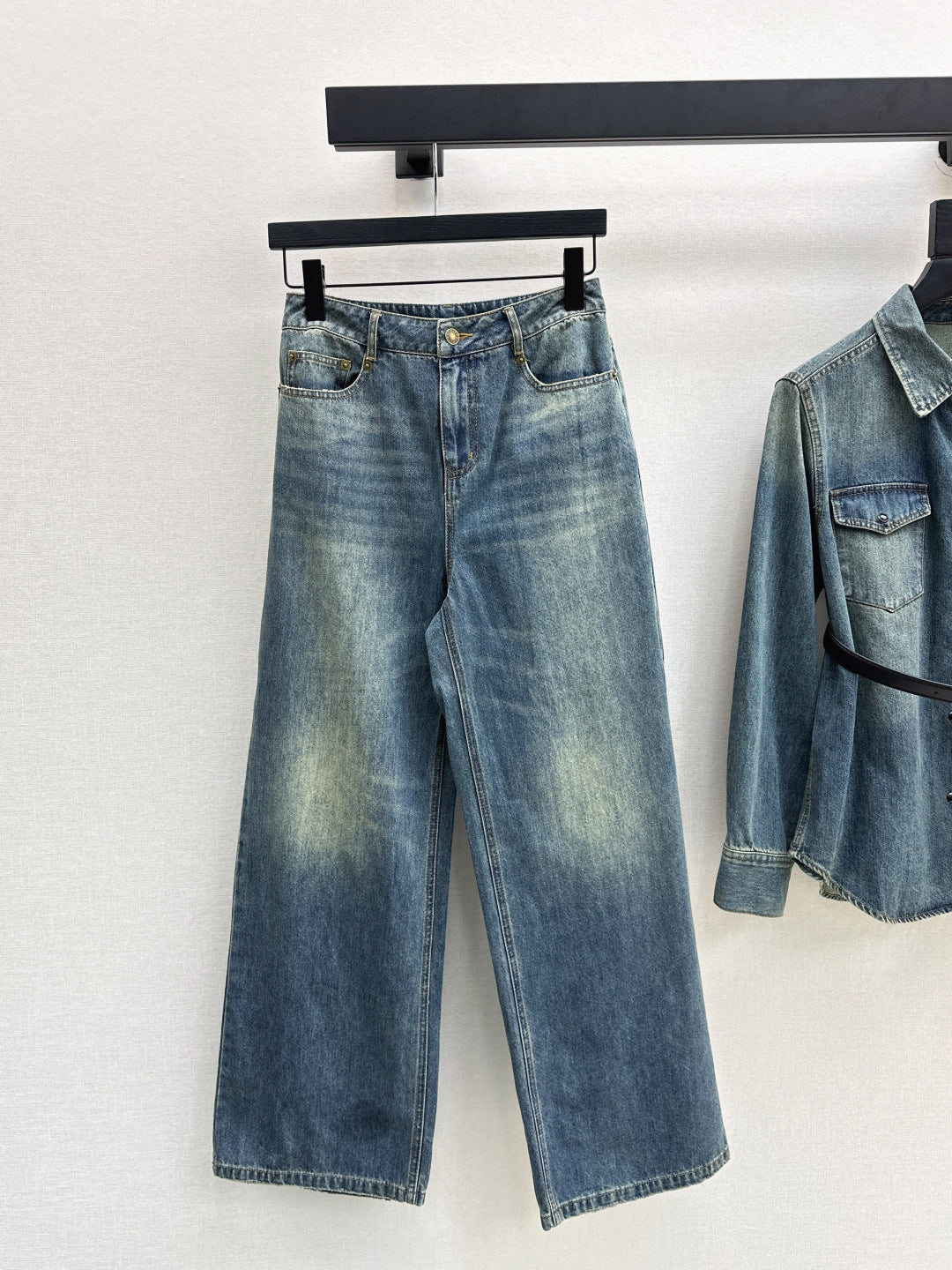 Saint 25fw denim suit