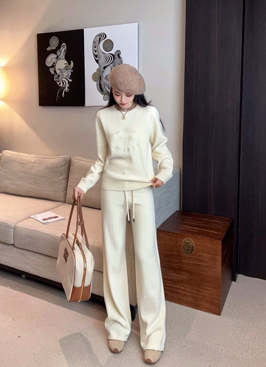 Pra 25fw knitted suit