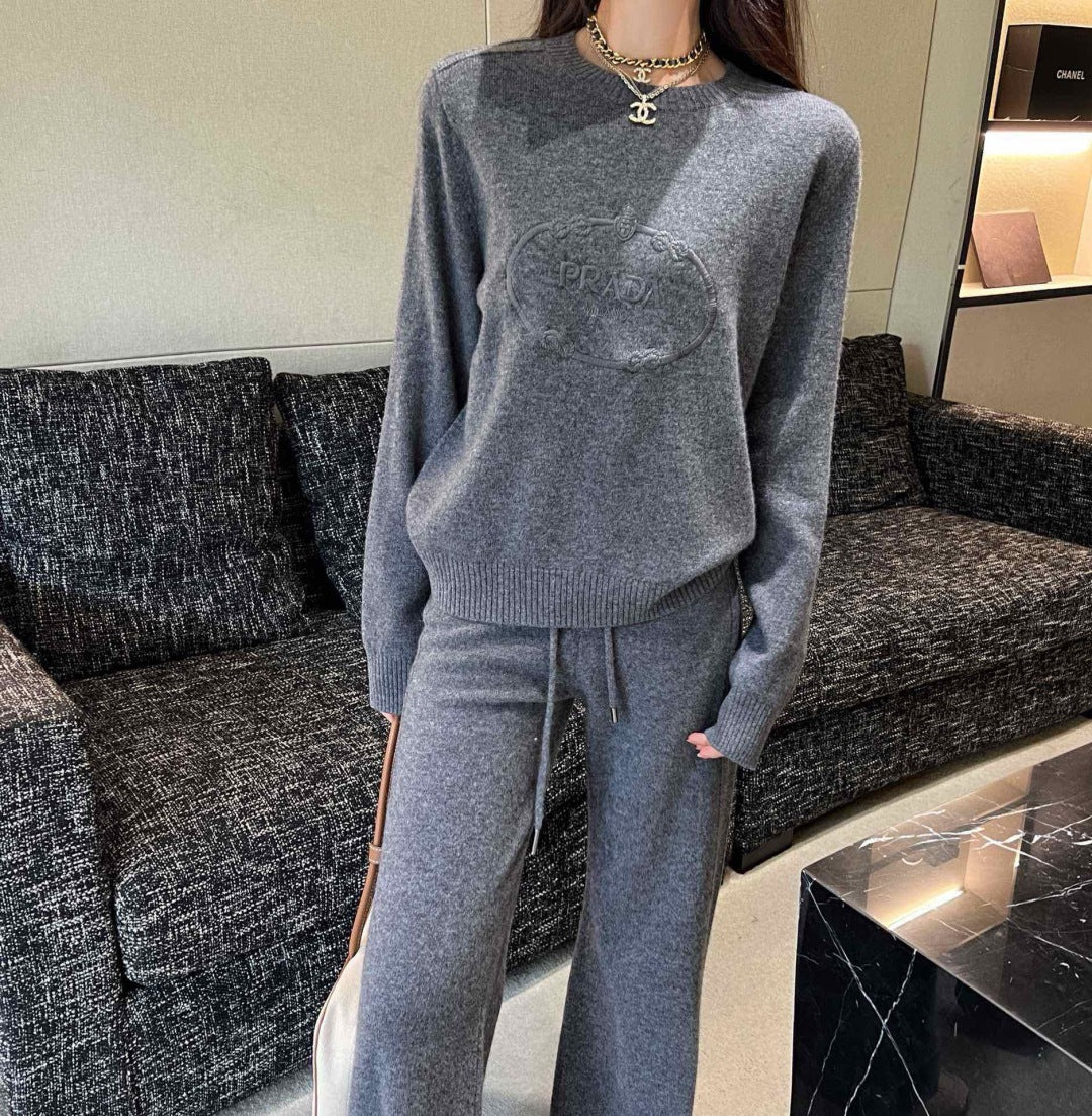 Pra 25fw knitted suit
