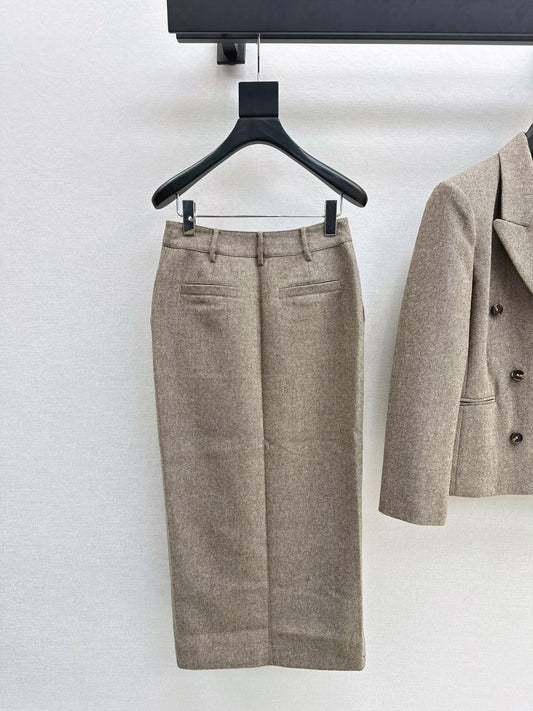 Brune 25fw slit skirt