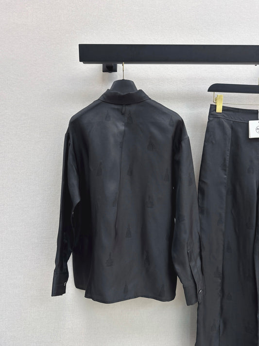 Herm 25fw silk shirt
