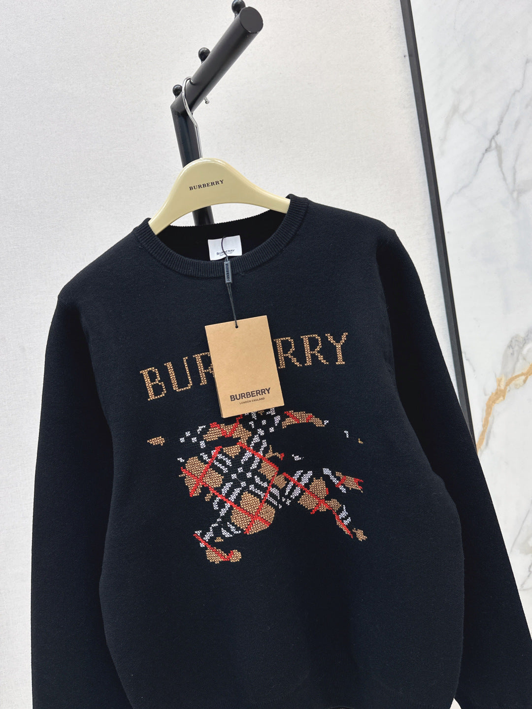 Bur 25fw jacquard sweatshirt