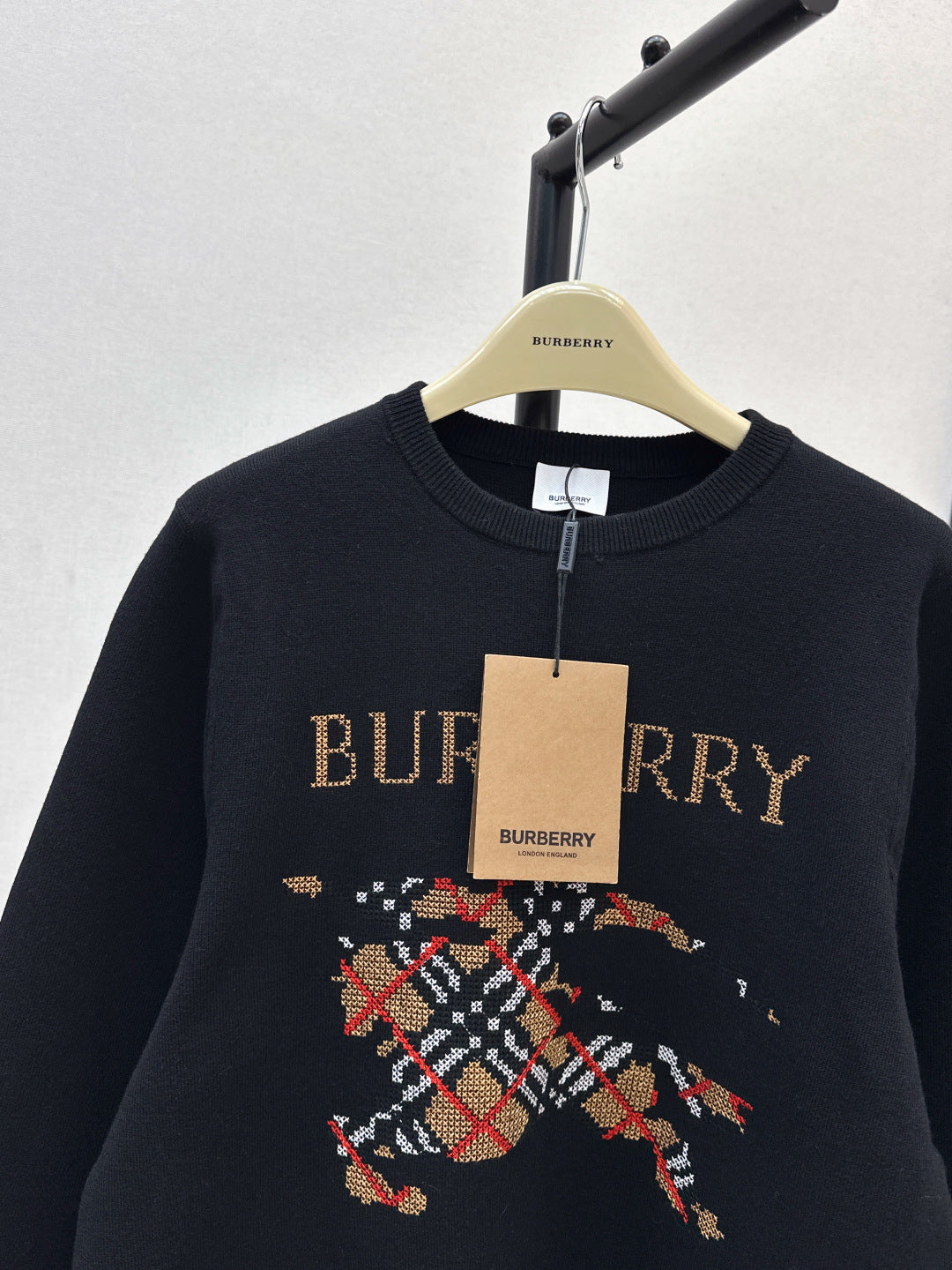 Bur 25fw jacquard sweatshirt