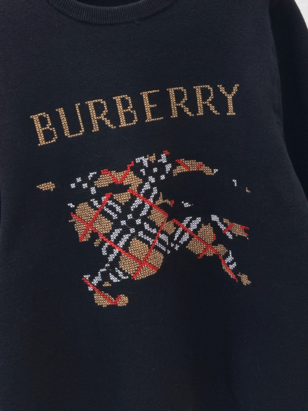 Bur 25fw jacquard sweatshirt