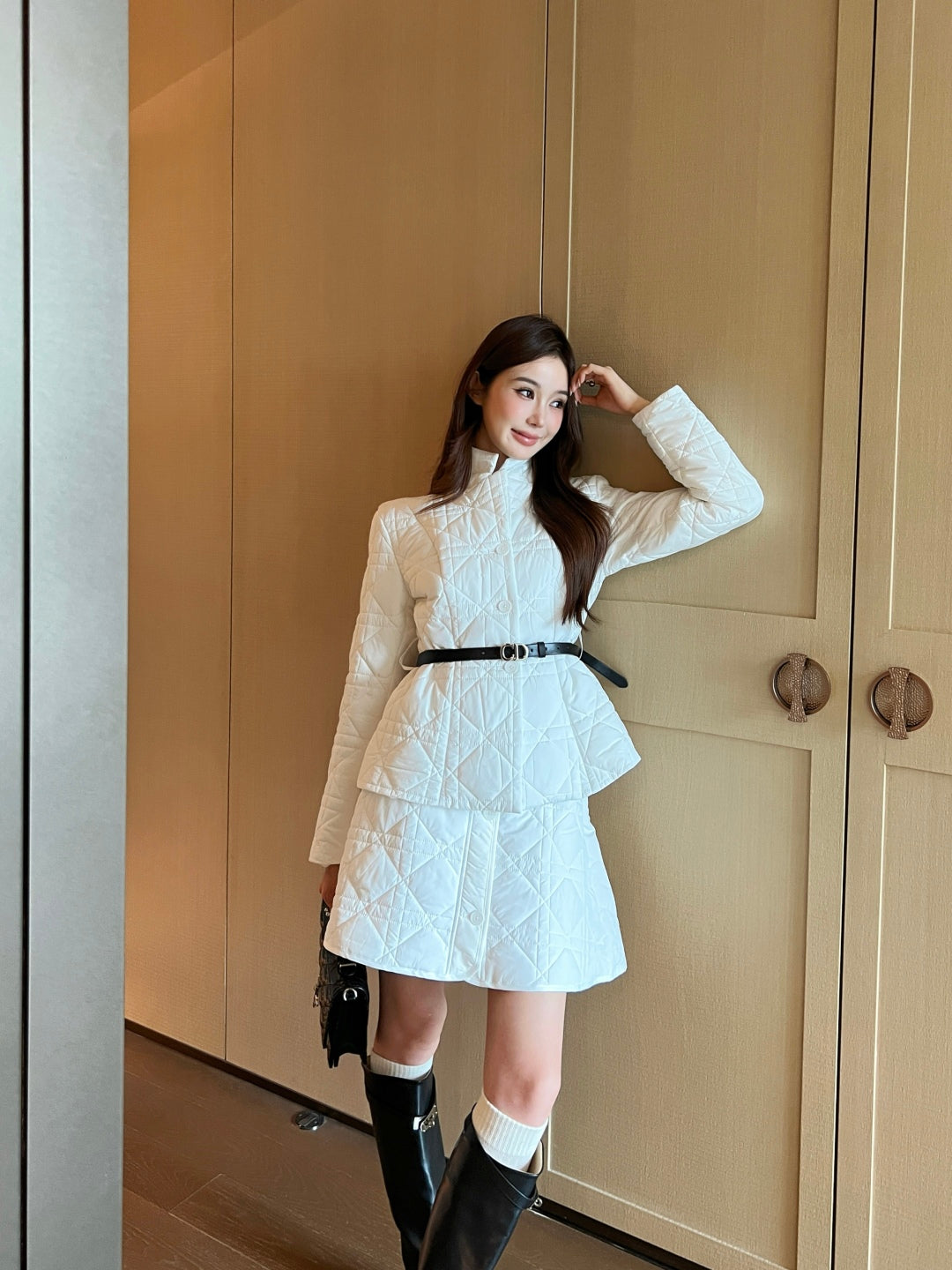CD 25fw padded skirt