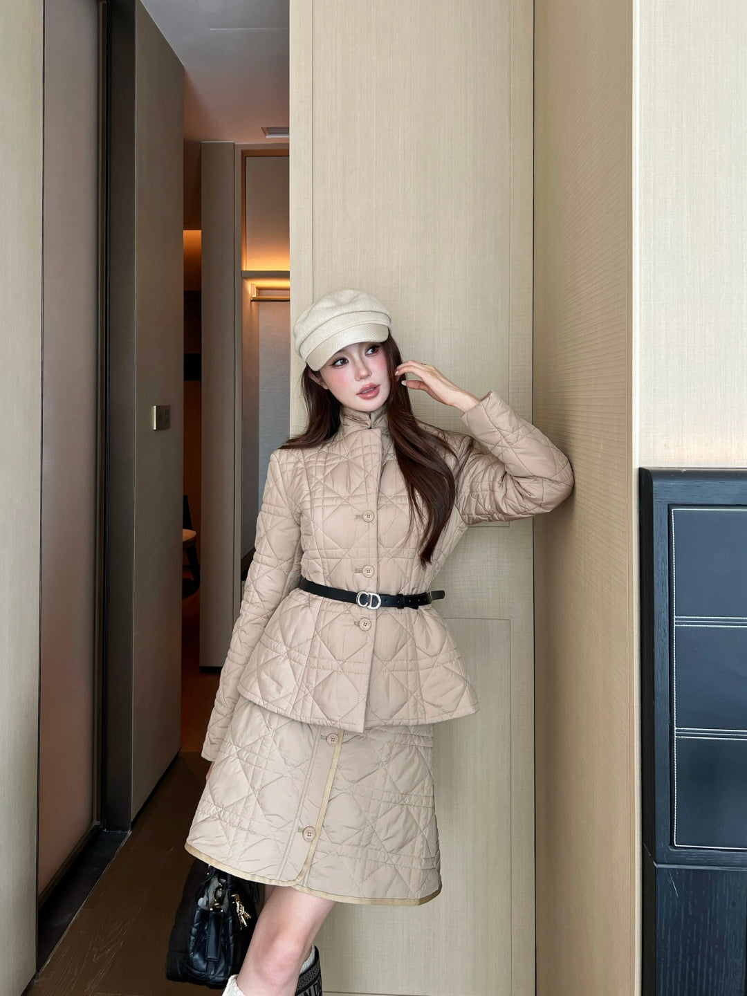 CD 25fw padded skirt