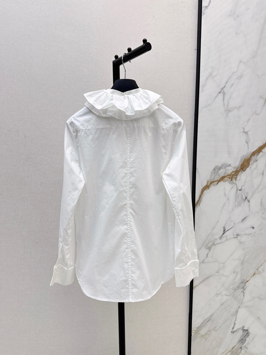 CD 25fw ruffle shirt